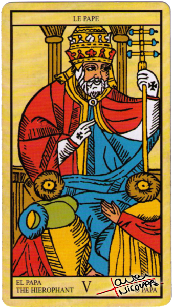 Tarot – Le Pape – Numéro 5