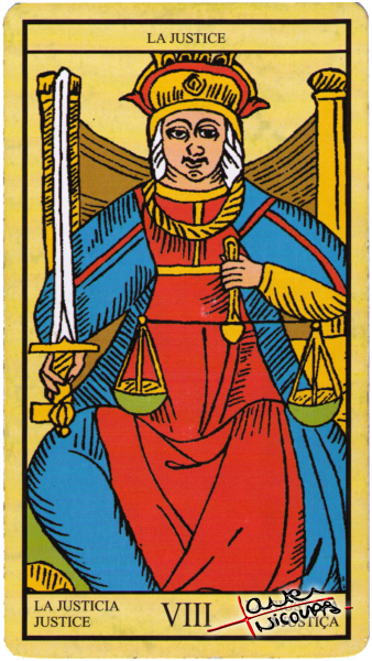 Tarot – La Justice – Numéro 8